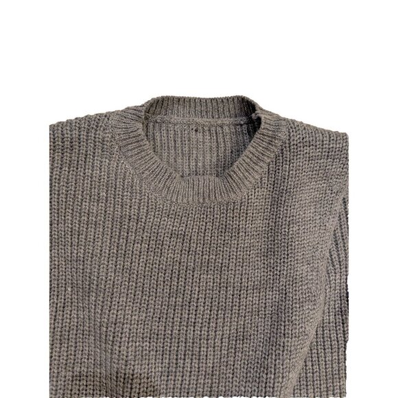 Gray sweater women open front duster sweater size S - Picture 3 of 7